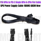 Modular Power Cable for Seasonic X-850, X-750, X-650 KM³ Modular, GPU PCIe 6+2Pin, CPU 4+4Pin, SATA, Molex IDE 4Pin, Main 24Pin