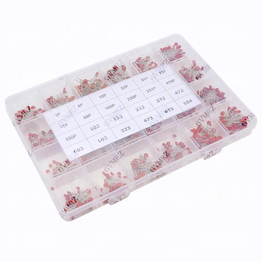 960PCS 3600PCS 300PCS Ceramic Capacitors Kit Electronic Components Package Capacitor Assorted Samples Kit DIY