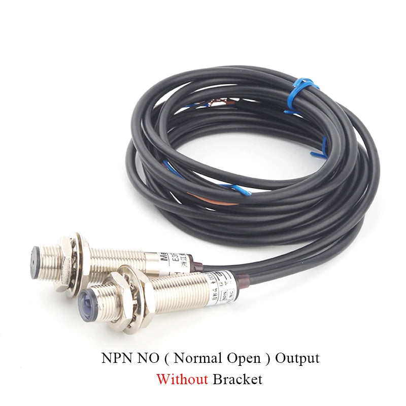 DC6~36V Waterproof Laser Photoelectric Switch M12 Laser Beam Sensor Detector 20 meters Distance NPN PNP