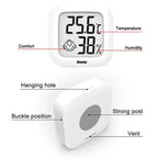 1 Pc Digital LCD Thermometer Hygrometer Indoor Room Mini Electronic Temperature Humidity Meter Sensor Gauge for Home Baby