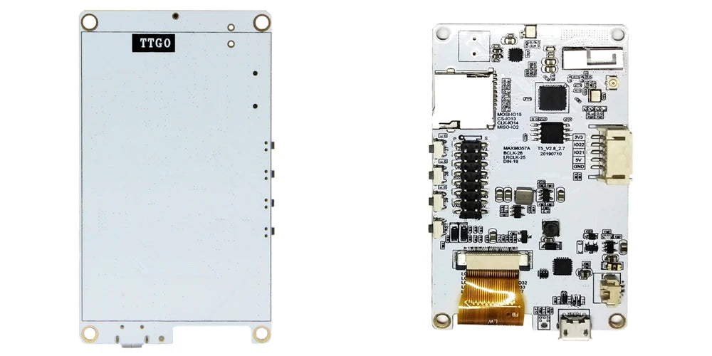 LILYGO TTGO T5s 2.7inch E-Paper ESP32 Wireless Development Board with Alexa I2S DAC MAX98357A MEMS Microphone ICS43434 Module
