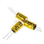 10PCS Audio Frequency Nonpolarity NP Electrolytic Capacitor 100V 1uF 1.5uF 2.2uF 3.3uF 4.7uF 5.6uF 6.8uF 10uF 22uF 33uF 47uF
