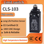 CNTD CLS-103 Cross Roller Plunger Limit Switch 1NO+1NC IP65 Waterproof Oil Resistant Travel Switch 6A 250VAC Industrial Control