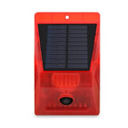 New Solar Infrared Motion Sensor Detector Waterproof 129dB Loud Remote Control Siren Security Alarm System For Home Yard Outdoor