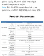 BN‑180 BN‑220 BN‑880Q GPS Module GNSS Receiver Module GPS GLONASS BDS Dual Mode Positioning Module PPS Timing