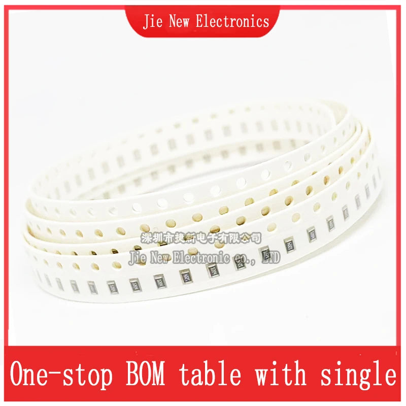 5000PCS/Lot 1206 Chip resistor 5% 0R-10M 0.1R  0.5R 0.75R 1R 10R 4.7R 1K 5.1K  10K 22K 100K 220K 470K 1M 2.2M 4.7M 9.1M 0.25W