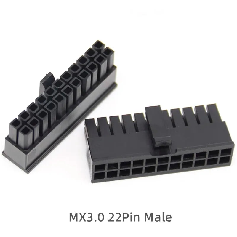 3pcs Molex 3.0mm Pitch Small 5557 Plug MX3.0 6Pin 8Pin Male Connector Housing Double Row 43025 Rubber Shell 6P 12P 16P Terminals