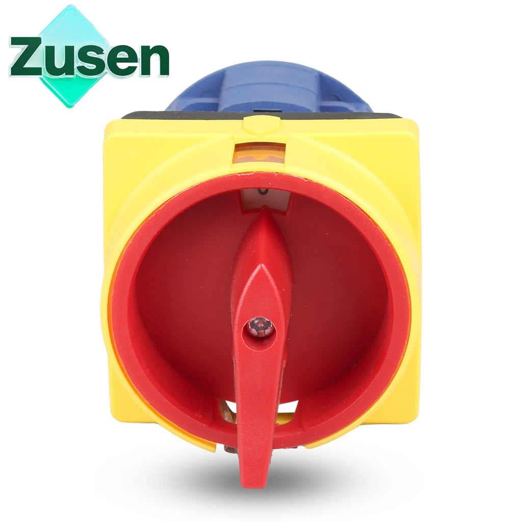 Zusen Cam Switch LW26GS-20/04-1 690V 20A Universal Lock Rotary 4 Poles 8 Terminals OFF-ON 2 Position