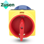 Zusen Cam Switch LW26GS-20/04-1 690V 20A Universal Lock Rotary 4 Poles 8 Terminals OFF-ON 2 Position