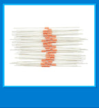 20Pcs Glass Sealed Thermistor Resistor NTC MF58 3950 B 5% 5K 10K 15K 50K 100K 200K 500K Ohm Induction Cooker Temperature Sensor