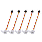 5pcs 3pin SM JST LED Strip Connector Cabel for 10mm WS2811 WS2812B Dream Color Tape Lights to Controller Free Welding