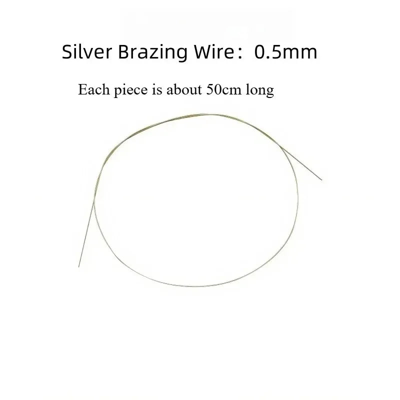 Silver Solder Wire & Sheet Kit High Medium Low Temp for Jewelry Making Repair DIY Craft Ring Bracelet Welding Supplies Gift