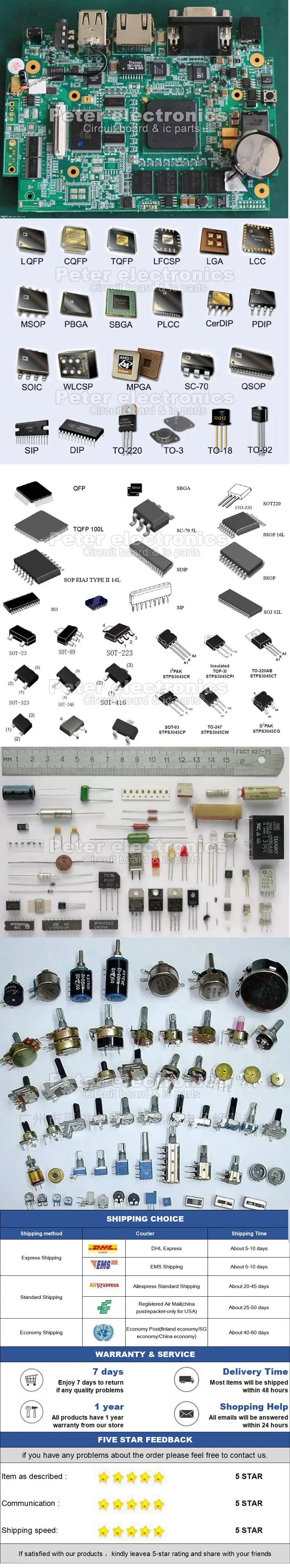 5000pcs 1206 5% SMD Resistor 0R ~ 10M 1/4W 1 10 100 150 220 330 470 Ohm 1K 2K 2.2K 4.7K 10K 100K 1R 10R 100R 150R 220R 330R 1M