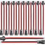 SM JST Connector Cable 22 20AWG Male Female 2/3/4/5/6Pin 12V LED Connectors For Pixel WS2812B RGB LED Strip Light Lamp Driver