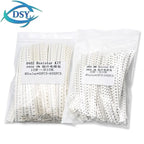 4000PCS 2000PCS 0402 0603 0805 1206 1210 SMD Resistor KITs 1% 5% 10R 100R 220R 330 470R 10K 100K 80Values Resistance Sample Pack