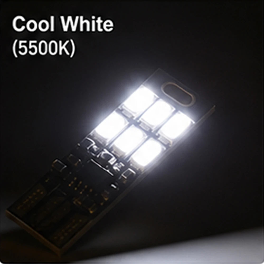10/5/1PCS Mini 5730 USB Night Light 6 LED Light 5V Touch Sensor Dimmable for Power Bank Computer Laptop Book Reading Table Lamp