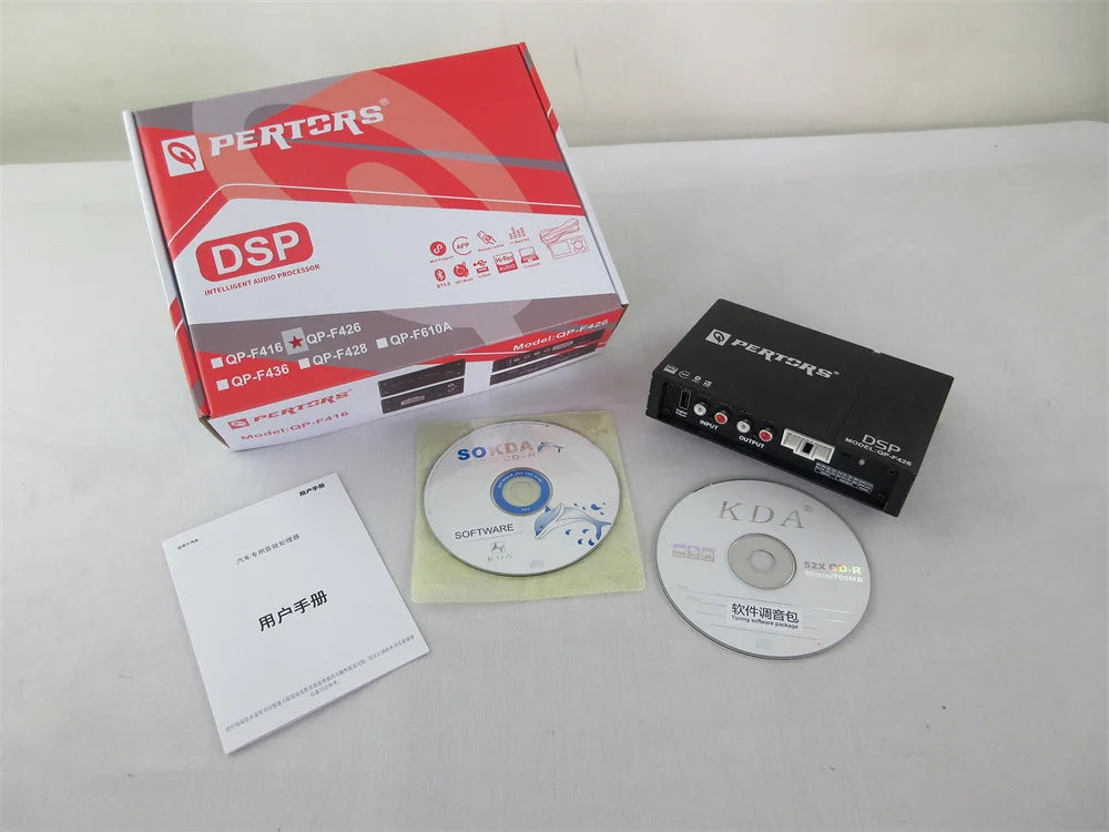 Car Audio Modified DSP Android Before After Tuning The Sound Field High Bass Full-frequency Adjustment Processor with Bluetooth