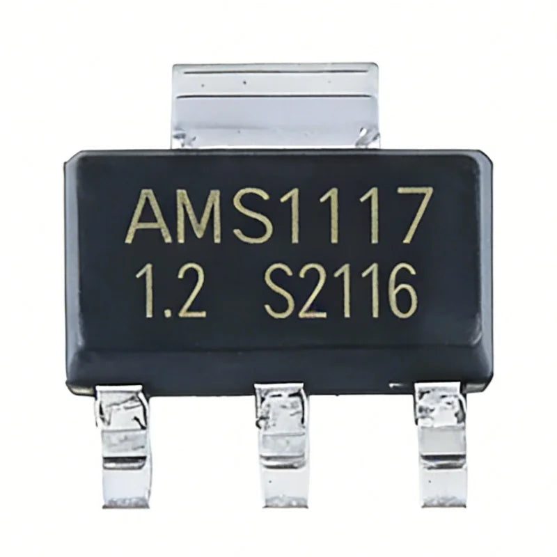 50/100Pcs AMS1117-1.2V 1.5V 1.8V 2.5V 3.3V ADJ SOT-223 SOT-89 AMS1117CD-5.0 TO-252 Adjustable/Fixed Low Dropout Linear Regulator
