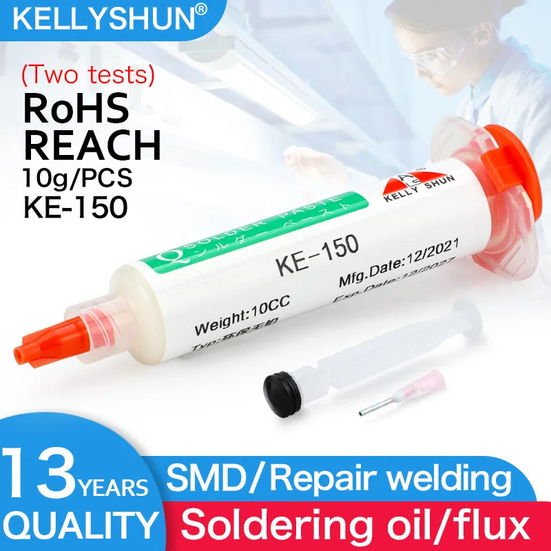 100% Original 100G Soldering Flux for Welding SMD Desoldering BGA Soldering Paste Flux, No-Clean Soldering Pcb Repair Welding