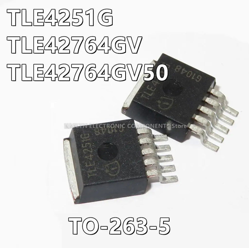 10Pcs/lot TLE4251G TLE4251 TLE42764GV 42764V TLE42764GV50 42764V5 Linear Voltage Regulator IC Positive Fixed 1 Output TO-263-5