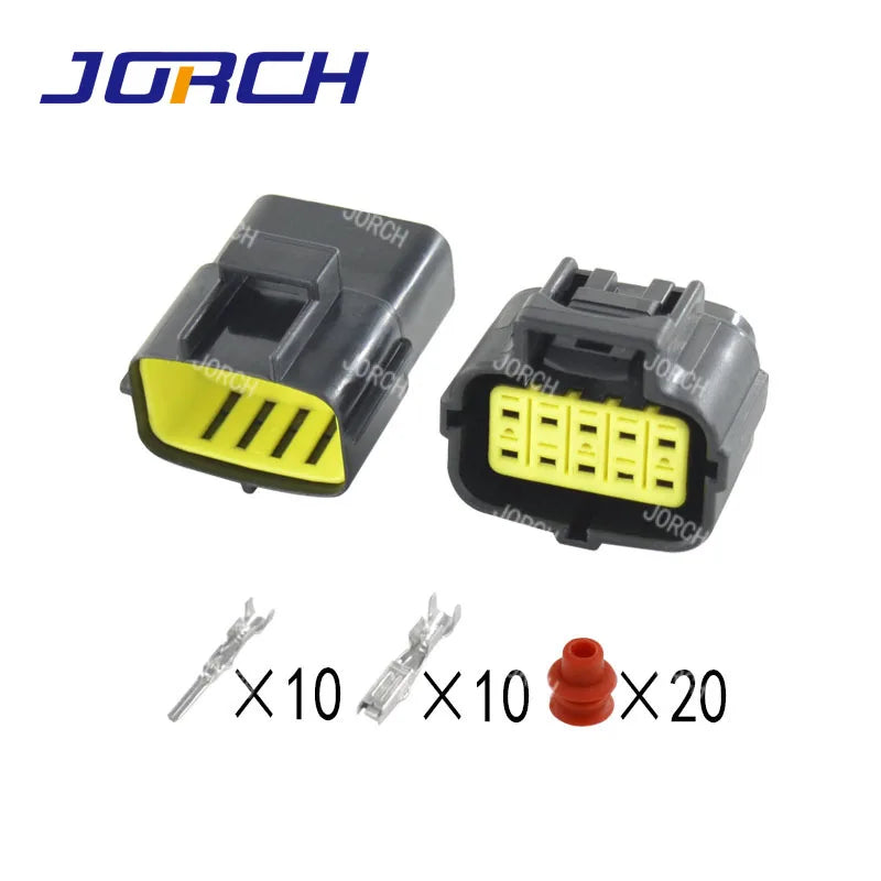 Free Shipping 1 Set 1/2/3/4/6/8/10/12 Pin Way Waterproof Wire Connector Plug Car Auto Sealed Electrical Set Car Truck Connectors