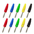 5/20/100PCS 4mm 32A High Current Solderless Screw Side Stackable Banana Plug Connector Copper