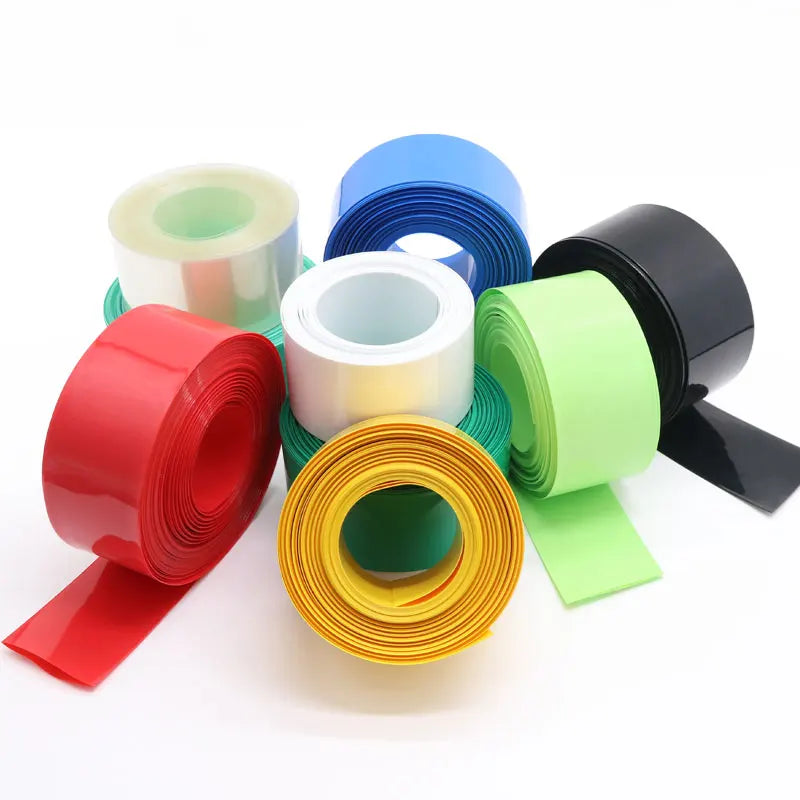 85mm ~ 350mm 18650 Lithium Battery Heat Shrink Tube Li-ion Wrap Cover Skin PVC Shrinkable Tubing Film Sleeves Insulation Sheath