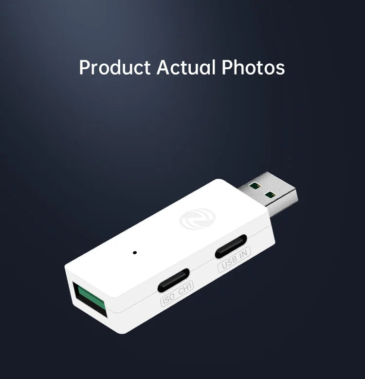 ALIENTEK USB 2.0 High-Speed Isolator HUB23 Industrial-Grade 480Mbps Opto-Coupler Photoelectric Protection Module