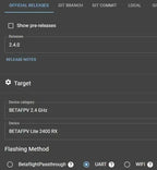 BETAFPV ELRS Lite 2.4G V1.2 Receiver Featuring ESP8285 MCU And SX1280 RF Chip With Flat Antenna For Micro Tiny Whoop Drone New