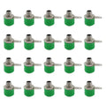 20Pcs 4mm Banana Socket Jack Female Connector Binding Post Speaker Panel Terminals Banana Plug Adapter 5 Colors