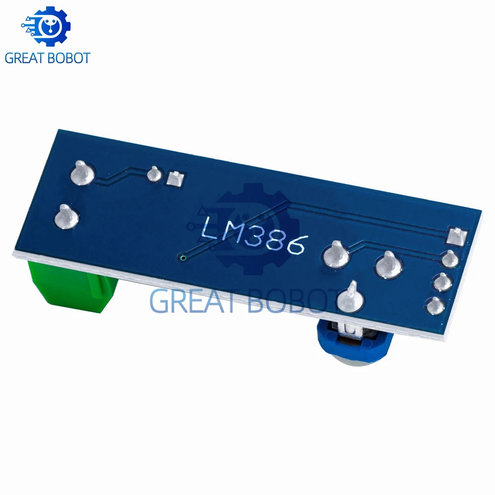 BS 1PCS LM386 Audio Amplifier Module - 200 - fold Amplification, 5V - 12V Input, 10K Resistance Included