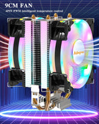 CPU Air Cooler X79 X99 3Pin PWM 4Pin Quiet Processor Cooling Fan For Intel LGA 1151 1155 1200 1700 2011 AMD AM3 AM4 PC Radiator