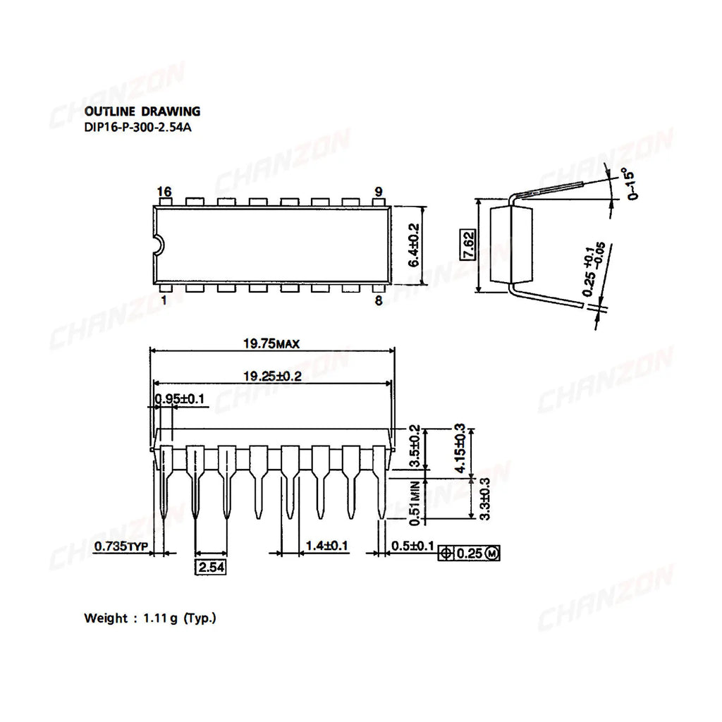 10Pcs ULN2003AN DIP-16 Darlington Transistor Bipolar Junction BJT Triode Triacs Tube Fets DIP DIY 500mA 50V ULN2003 ULN2003A
