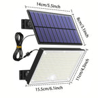 New 400LEDS Solar Lights Outdoor Motion Sensor Solar Security Lights 3 Modes Garden Light Waterproof Solar Powered Light Yard Sh