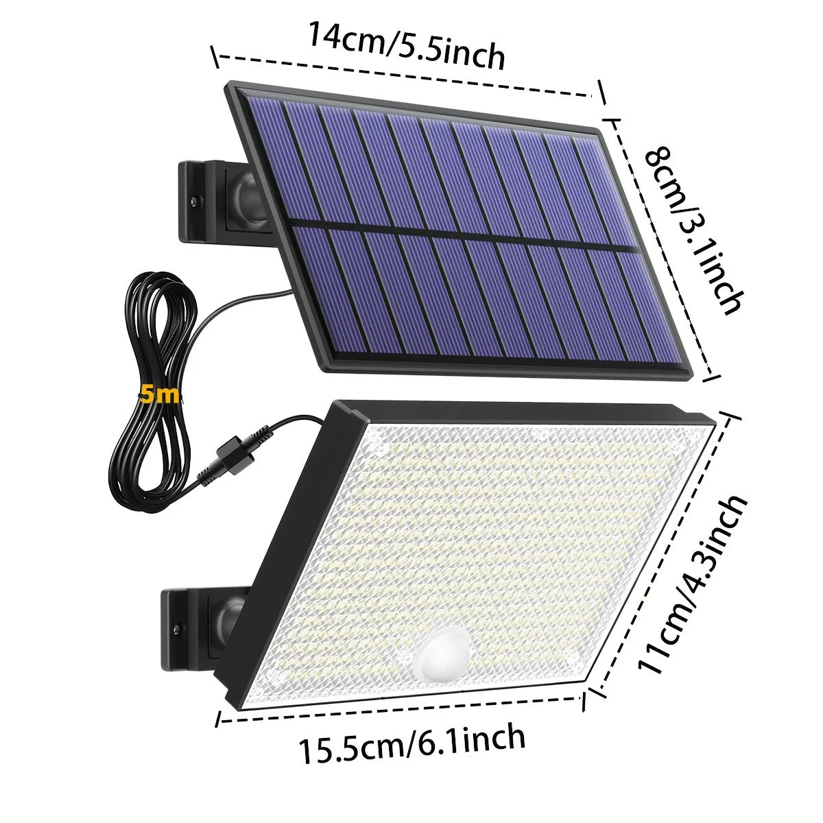 New 400LEDS Solar Lights Outdoor Motion Sensor Solar Security Lights 3 Modes Garden Light Waterproof Solar Powered Light Yard Sh