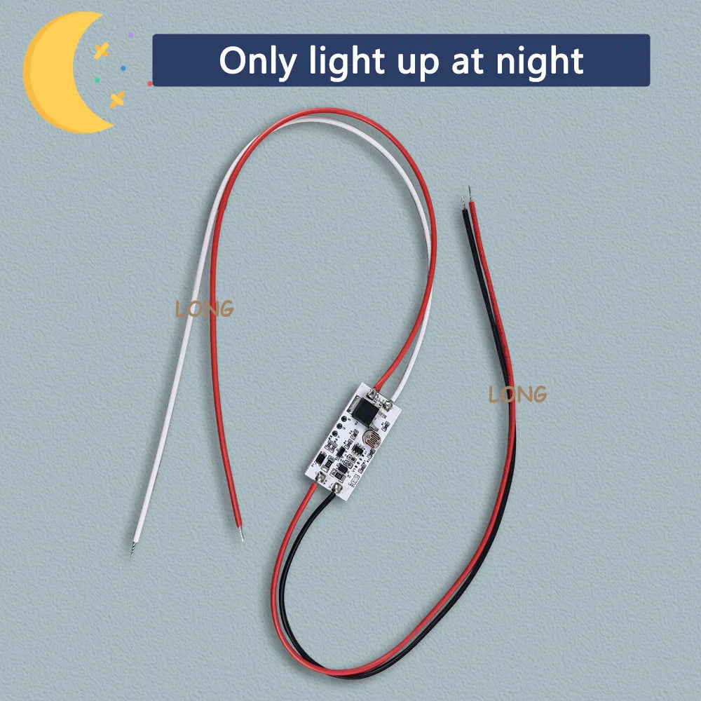 Waterproof Photocell Sensor Switch IP66 12-75V DC 3A Auto On/Off Remote Control Light Sensor