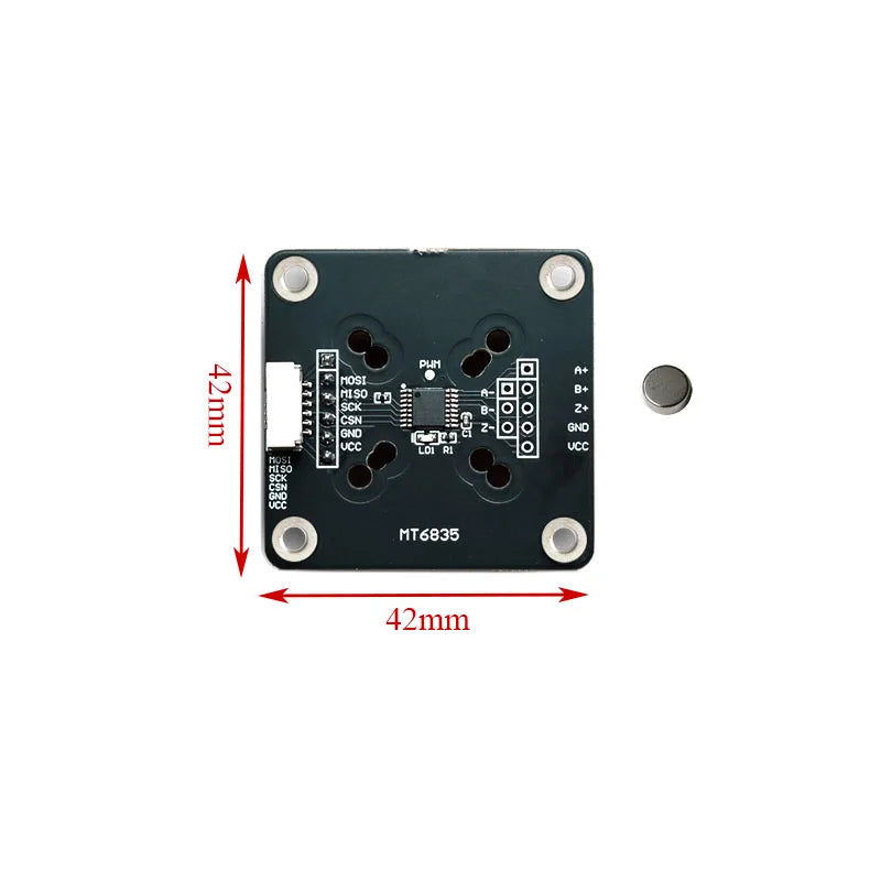 AS5600, AS5047P, MT6701, TLE5012B, MT6835 Programmable Magnetic Encoder Module Kit with Magnet