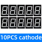 1~20PCS EGBO 0.56 inch 1bit Common Cathode Digital Tube Red LED Digit Display 7 Segment 0.5inch 0.5 0.56 inch 0.56'' 0.56in
