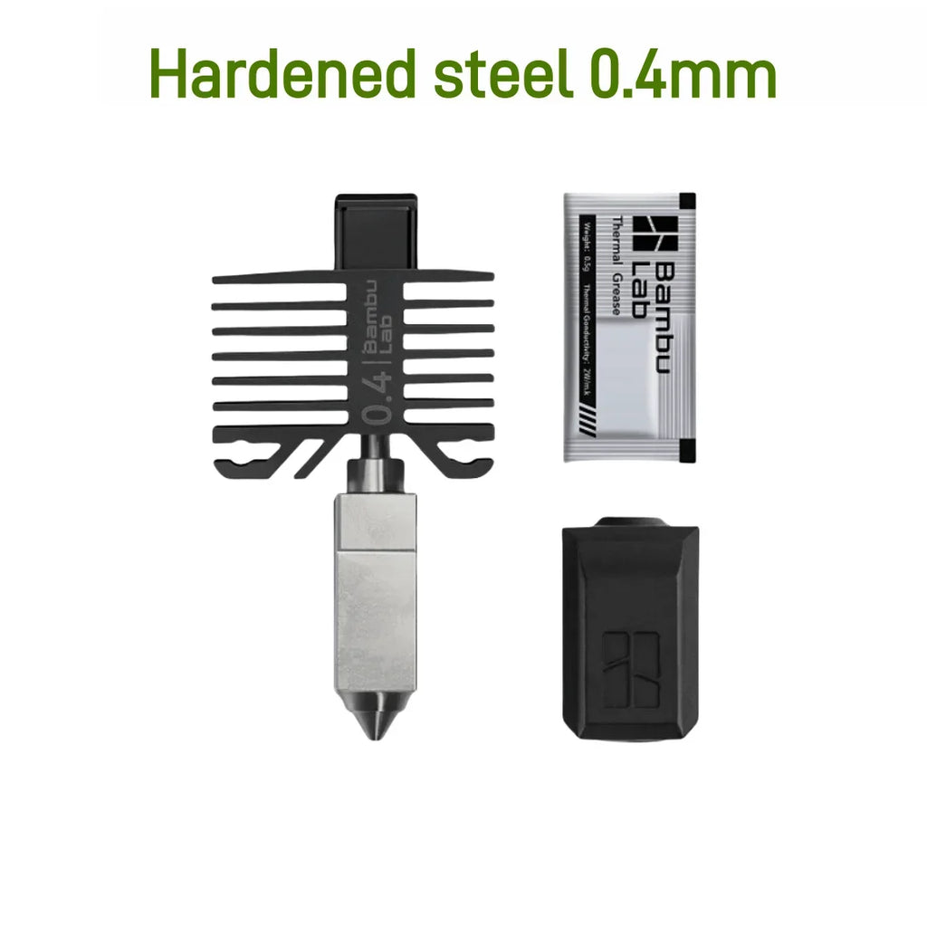 Original Hotend For Bambu Lab X1 X1C P1P P1S Hard Steel Nozzles Bamboo Bambulabs Combo Thermistor For bambu lab cooling fan