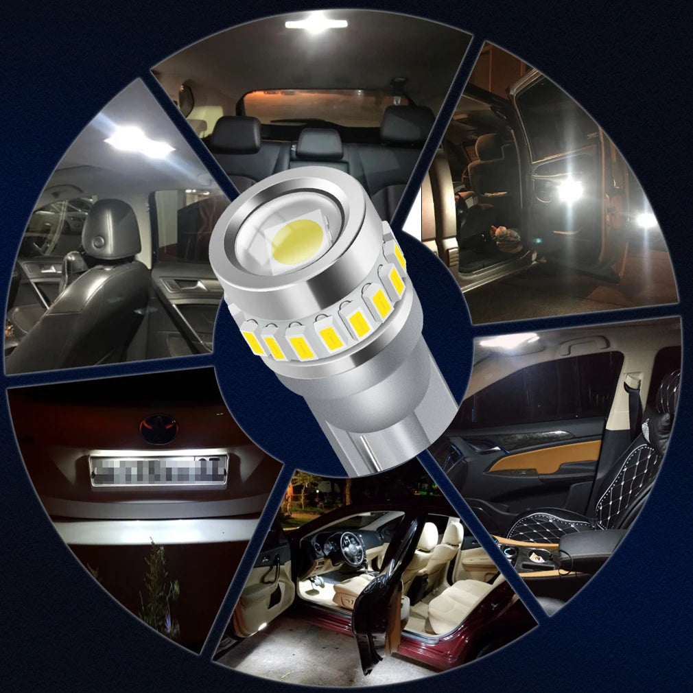 XSTORM T10 W5W LED Canbus No Error 194 168 Bulb 5W5 5W 12V 1000LM Super Bright Car Interior Side Light License Plate Lamp Auto