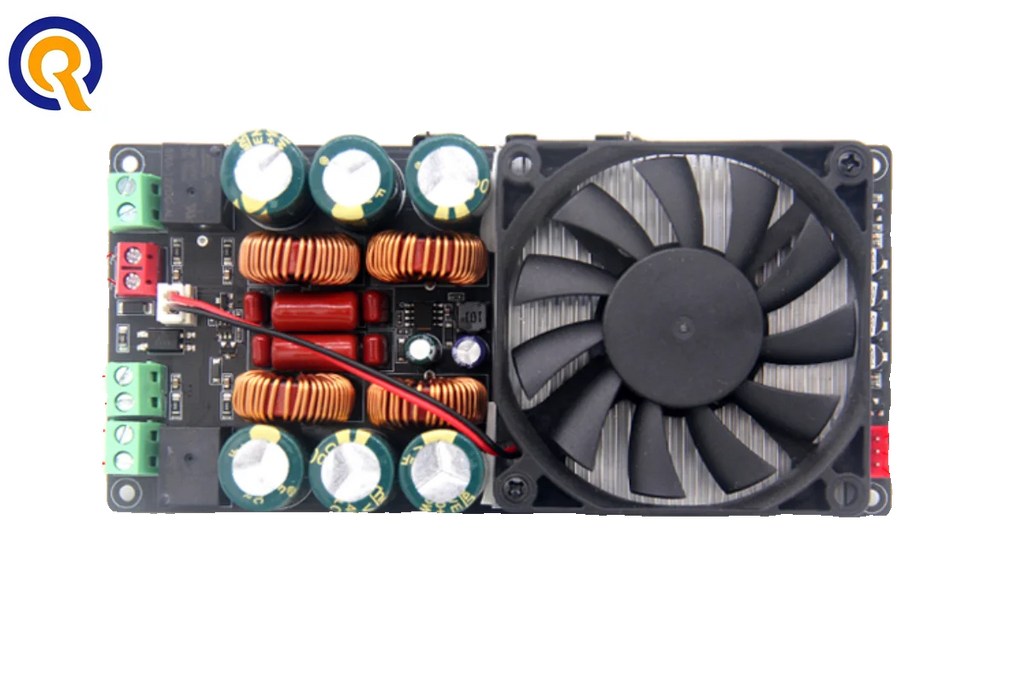 HIFI single voltage stereo high power class D digital power amplifier board 2x600W ultra TPA3255 relay protection