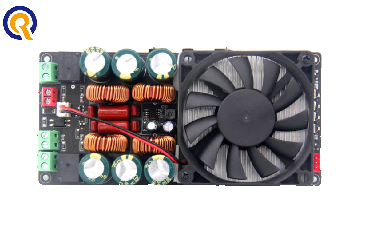 HIFI single voltage stereo high power class D digital power amplifier board 2x600W ultra TPA3255 relay protection