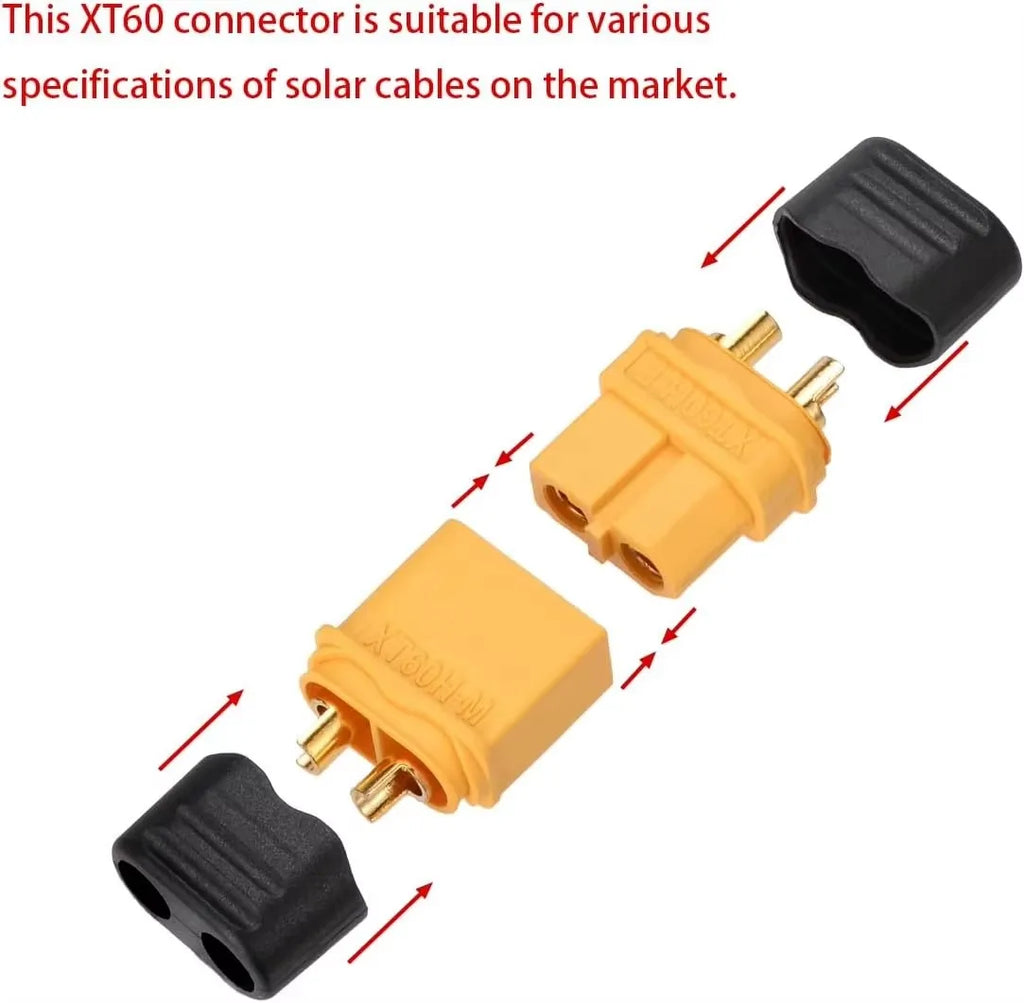 1-10PCS Male & Female Connector XT60 XT90 Plugs Wire Cable Connectors Adapter with Sheath Housing for RC Battery Car Airplane