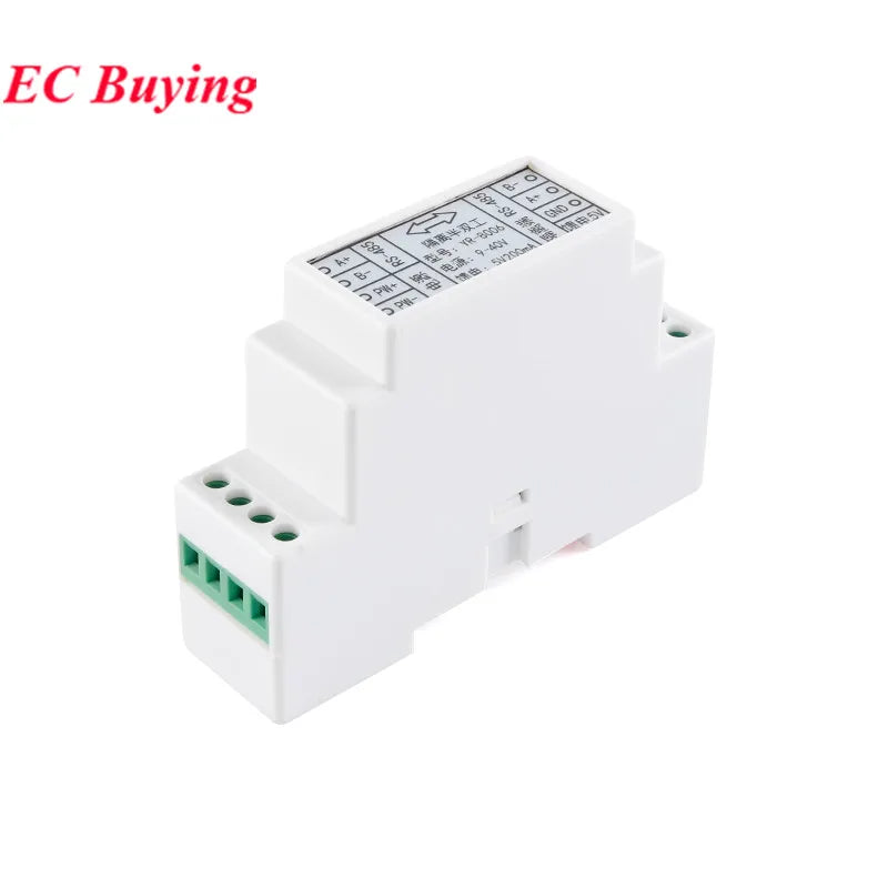 RS485 to RS485 Isolated RS-485 232 Turn 485 Repeater Communication Signal Amplifier Isolator Distance Extender Booster Converter