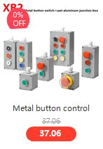 1Pcs Button Switch Self Reset Small Mushroom Head Emergency Stop 22mm Knob Key Start Inching Power on XB2-BG21 XB2-BA31 XB2-BS54