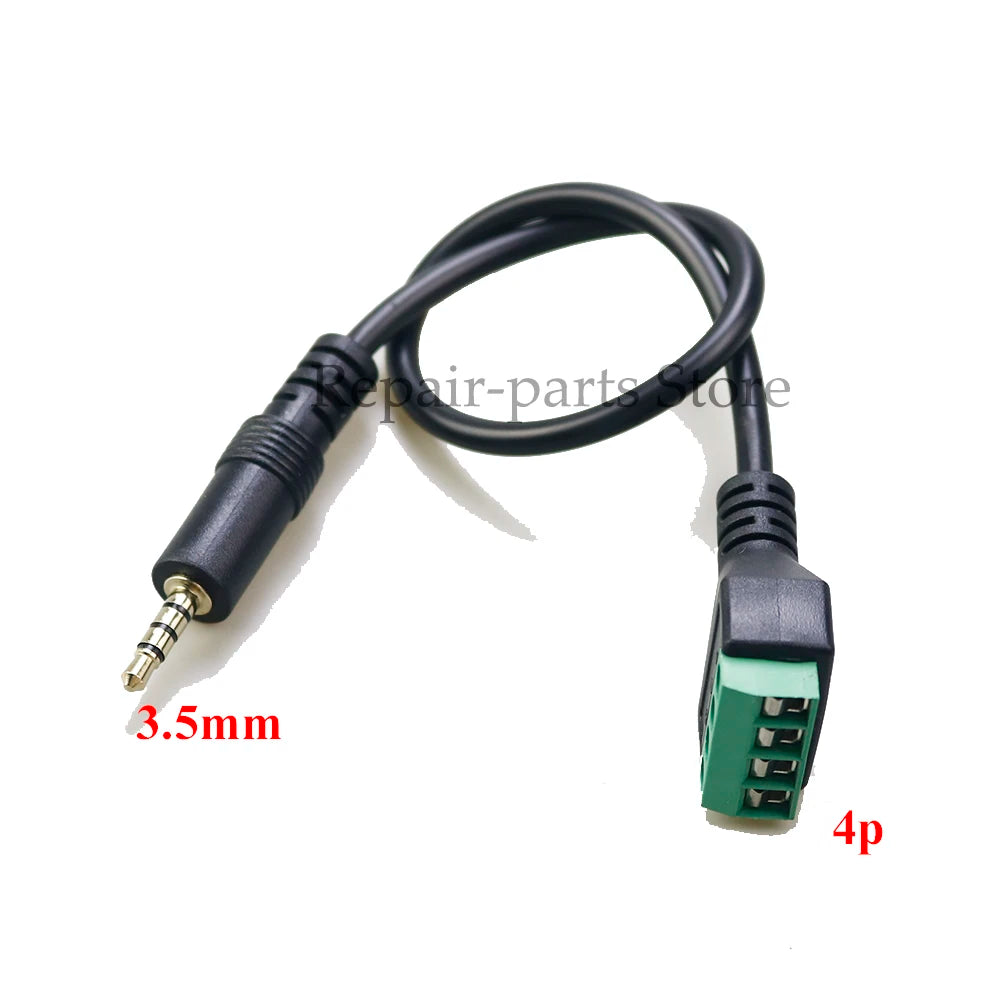1PC USB 2.0 Female B Micro USB Mini USB Type-C Male to 5 Pin Female Bolt Screw Connector with Shield Terminal Plug Adapter Cable