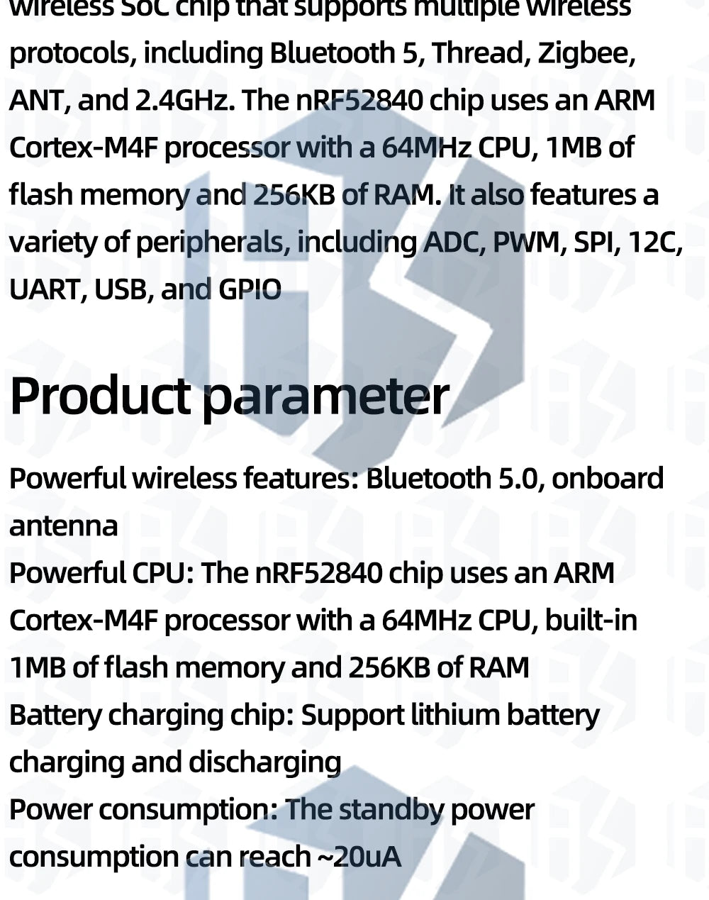 NRF52840 Development Board Compatible With Nice,New ipex antenna base version,Nano V2.0 Bluetooth Charging Management Pro Type-c