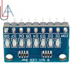 3-24V 8 Bit Blue/Red Common anode/cathode LED indicator Module Breadboard starter kit Board for MCU ARM 3d printer UNO MEGA2560