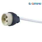 GU10 Ceramic LED Halogen Spot Lamp Bulb Holder Base European Standard VDE High Temperature Resistant Bayonet 18cm Light Socket
