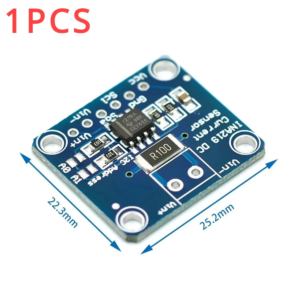1 -10PCS Zero INA219 MCU-219 Bi-directional Current Sensor Breakout Module I2C Zero Drift Power Monitoring Sensor Module